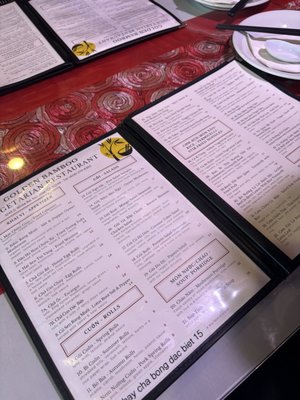 Menu photo 1 Golden Bamboo Vegetarian Restaurant San Jose, CA