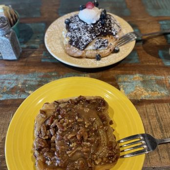 Range Cafe - A pecan roll and cream puff - Breakfast & Brunch Near Me - Albuquerque, New Mexico