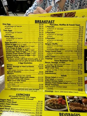 Menu photo 2 Pappa Yolk's Grill Pasadena, TX