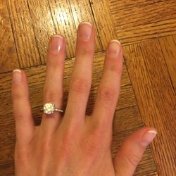 Gypsy Apple Beauty - Perfect French manicure for my bridal portraits!