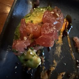 Ahi tuna crispy rice appetizer Ahi tuna crispy rice appetizer