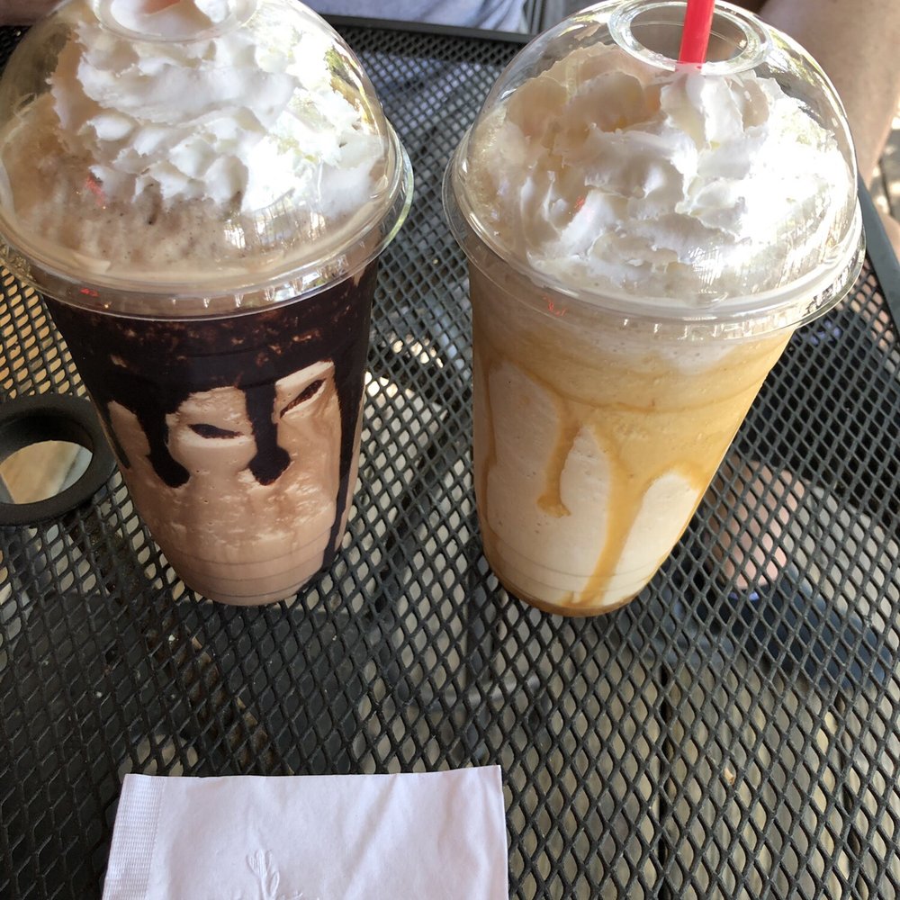Steady Eddy's Coffee House - Wow! Started with a decaf coffee... but "upgraded" to a large caramel freeze-- and its decaf too! Oh so tasty! - Coffee & Tea Near Me - Winters, California