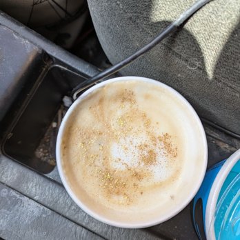 Walker Coffee Company - Pot of Gold Coffee sprinkled with edible glitter, so cute! - Coffee & Tea Near Me - Walker, California