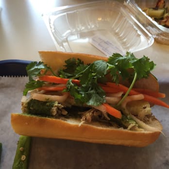Banhwich Cafe - Thai shredded chicken sandwich. #2 - Sandwiches Near Me - Lincoln, Nebraska