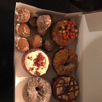 Farmhouse Daylight Donuts - Blueberry donut holes and amazing donuts to go w it. - Donuts Near Me - Tulsa, Oklahoma