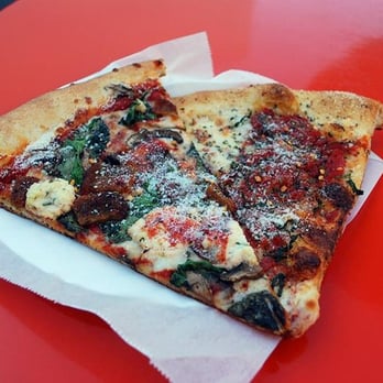 Tomato Pie Pizza Joint - Eggplant-left, Grandma-right - Pizza Near Me - Silver Lake, California Tomato Pie Pizza Joint - Eggplant-left, Grandma-right - Pizza Near Me - Silver Lake, California