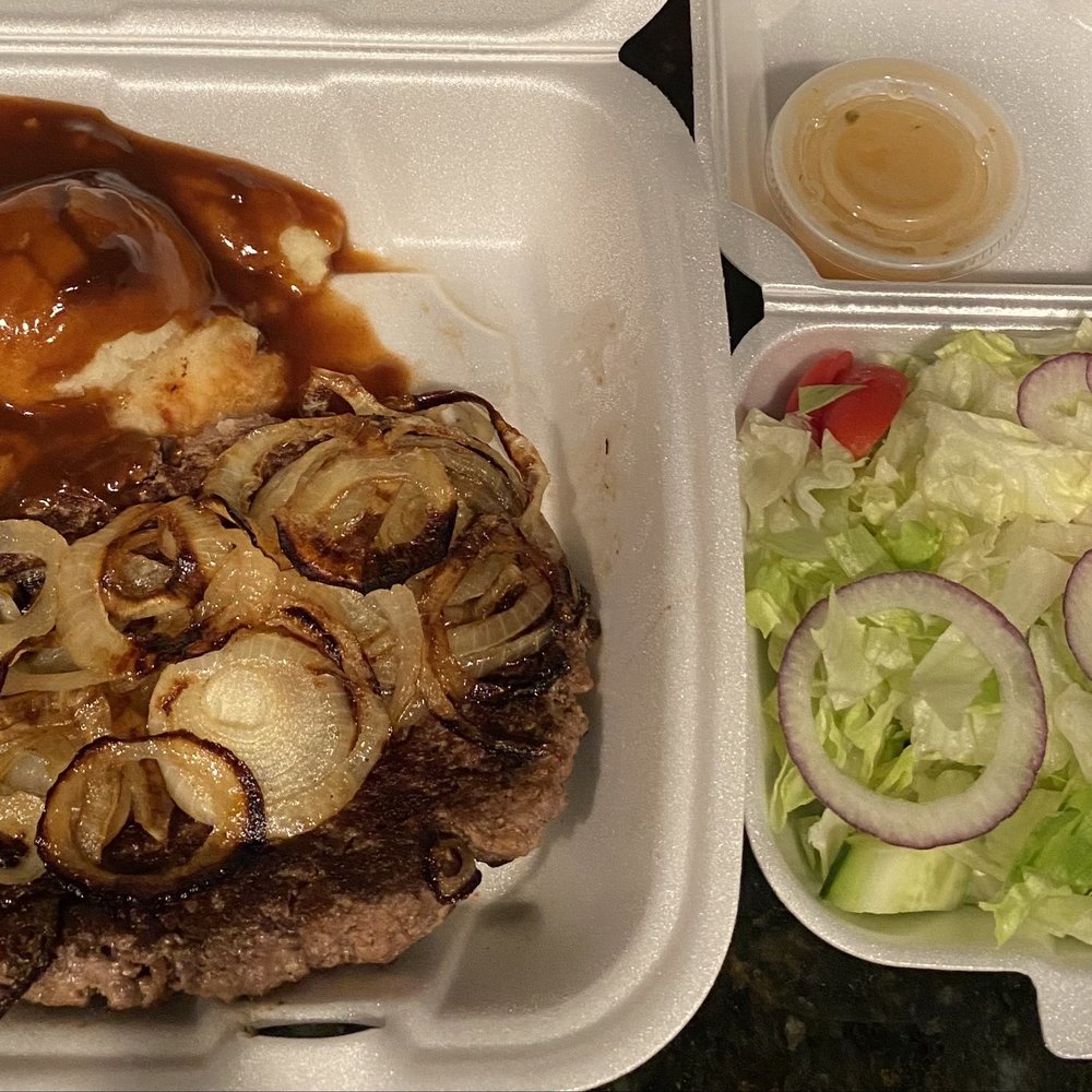 Lil Mike's Take Out - Top sirloin dinner, but apparently my veggies got jacked! Checked the menu and it says "and veggies". - Italian Near Me - Shelby Township, Michigan Lil Mike's Take Out - Top sirloin dinner, but apparently my veggies got jacked! Checked the menu and it says "and veggies". - Italian Near Me - Shelby Township, Michigan