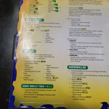 Taqueria Gino’s - Menu as of 9/18/21 - Mexican Near Me - Jonesboro, Georgia Taqueria Gino’s - Menu as of 9/18/21 - Mexican Near Me - Jonesboro, Georgia