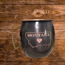 Butte Copper - Antique copper barrel mug