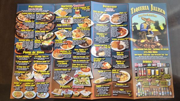 Menu photo 1 Taquería Jalisco Carlsbad, NM Menu photo 1 Taquería Jalisco Carlsbad, NM