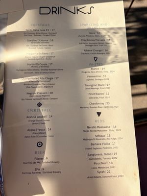 Menu photo 3 Dora Ristorante La Jolla, CA Menu photo 3 Dora Ristorante La Jolla, CA