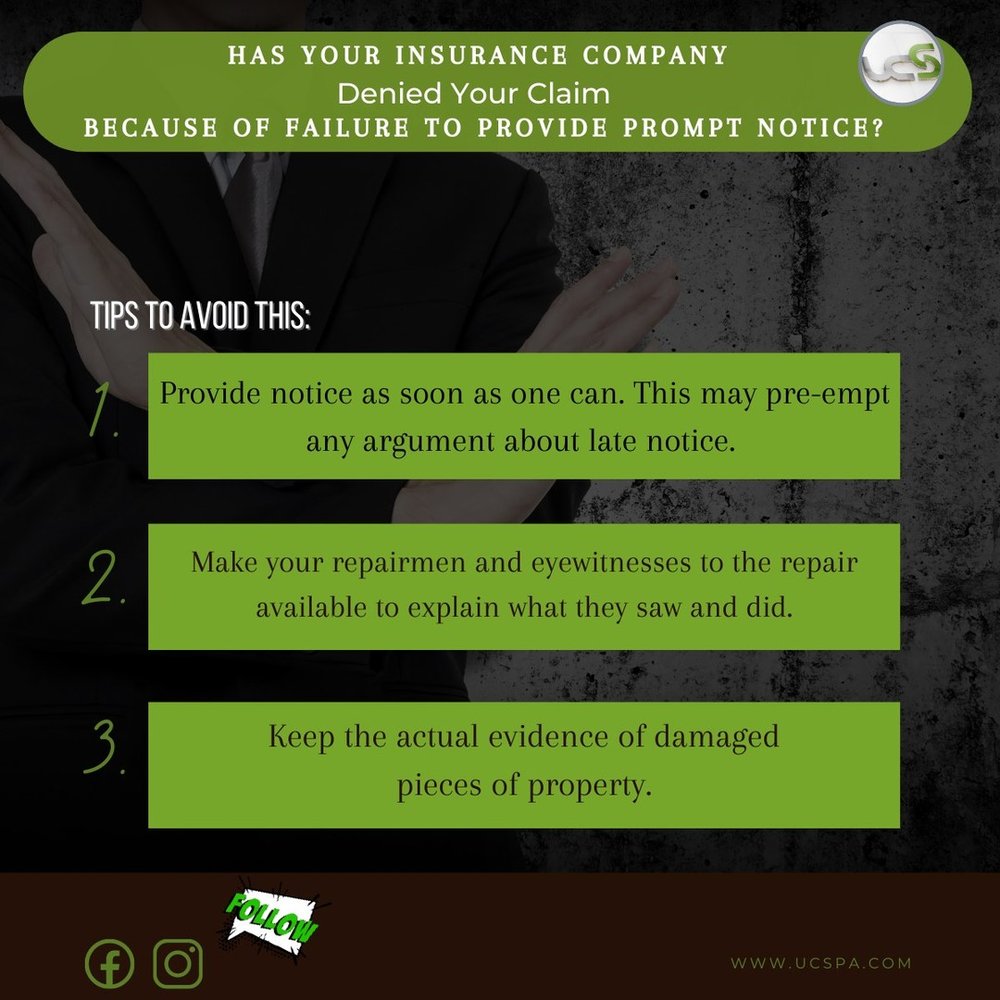 Slide of United Claims Specialists