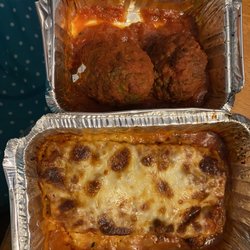 Lasagna was LESS than one inch thick and burned on the bottom. No ricotta cheese inside that I could find.
