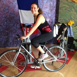 InsideOut Gym - Angela wins Tour de Midtown and the brand new bike.