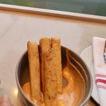 Evo - CHICKPEA FRIES Harissa Toum * Za'atar - Tapas/Small Plates Near Me - Portland, Maine