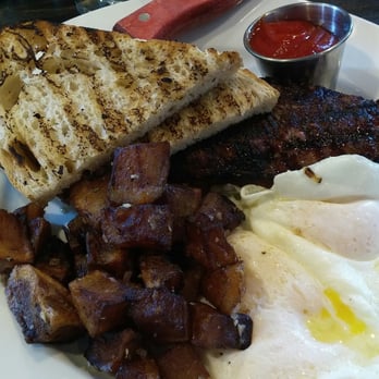 Gypsy Blu - Steak and eggs birthday happiness. - American Near Me - Ambler, Pennsylvania
