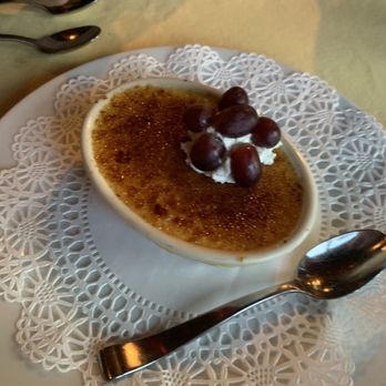 Dutch's At Silver Tree - Cream brûlée with grapes...lol seriously!!? Stick with traditional berries please!!' - Seafood Near Me - Oakland, Maryland Dutch's At Silver Tree - Cream brûlée with grapes...lol seriously!!? Stick with traditional berries please!!' - Seafood Near Me - Oakland, Maryland