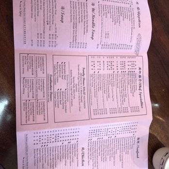 Chinese Delicacy - The current menu 7/2021 - Chinese Near Me - Portland, Oregon
