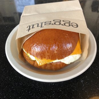 Eggslut - Sausage, egg, and cheese sandwich - Breakfast & Brunch Near Me - Los Angeles, California Eggslut - Sausage, egg, and cheese sandwich - Breakfast & Brunch Near Me - Los Angeles, California