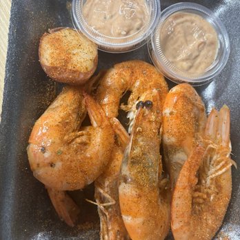 The Boiling Spot - Shrimp Sampler, These were Huge and Seasoned to Perfection! - Seafood Near Me - Breaux Bridge, Louisiana The Boiling Spot - Shrimp Sampler, These were Huge and Seasoned to Perfection! - Seafood Near Me - Breaux Bridge, Louisiana