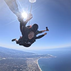 Skydive Monterey Bay - One of my fav pics from the videographers perspective. My face isn't the cutest, but everything else looks spectacular!