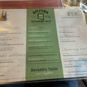 Beckett's Table - New American Near Me - Phoenix, Arizona