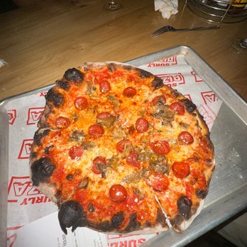 Surly Brewing - A kevin with pepperoni, mushroom and honey - Breweries Near Me - Minneapolis, Minnesota