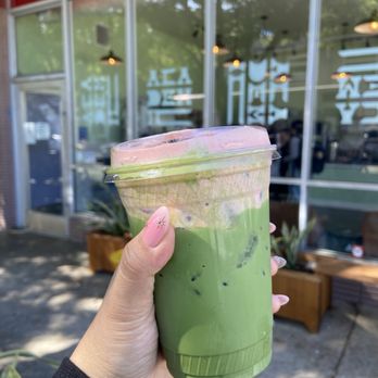 Academic Coffee - guava cream top matcha - Bakeries Near Me - San Jose, California Academic Coffee - guava cream top matcha - Bakeries Near Me - San Jose, California