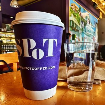 SPoT Coffee - Apparently, this is the largest size coffee. They have not very big.... - Coffee & Tea Near Me - Williamsville, New York