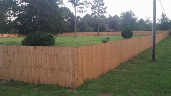 Wooden Fencing and Privacy Fences - With over two decades of experience in the decking and landscaping industry, we bring unparalleled expertise to create stunning and durable wooden fences that stand the test of time. Our commitment to quality craftsmanship and customer satisfaction has made us a trusted choice for residents in Pensacola, Florida. At Blue Water Construction and Landscaping Inc., we understand the importance of a well-crafted wooden fence in enhancing the aesthetic appeal and functionality of your outdoor space. Whether you're looking for a classic picket fence, a privacy fence, or a custom design to complement your landscaping, we have the expertise to bring your vision to life.