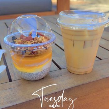 1 Oz Coffee - 10/10 Mango Chia seed pudding Vanilla bean latte - Caterers Near Me - Santa Clara, California 1 Oz Coffee - 10/10 Mango Chia seed pudding Vanilla bean latte - Caterers Near Me - Santa Clara, California