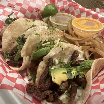 Kitchen La Katrina - a plate of tacos and chips - Seafood Near Me - Edinburg, Texas