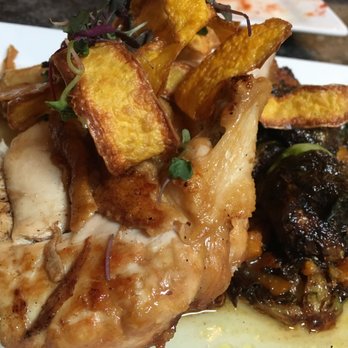 Scratch Kitchen & Taproom - Cast-Iron Chicken Entree - Bars Near Me - Apex, North Carolina