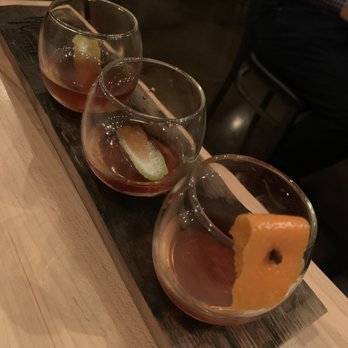 Cotton & Rye - Whiskey flight - New American Near Me - Savannah, Georgia