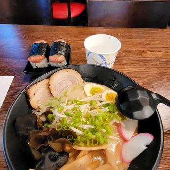 Ramen 101 - Tonkatsu ramen and spam musubi - Hawaiian Near Me - Sacramento, California Ramen 101 - Tonkatsu ramen and spam musubi - Hawaiian Near Me - Sacramento, California