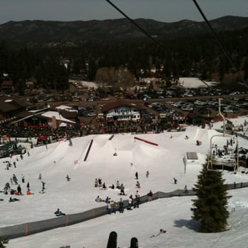 Bear Mountain - looking down. March 2010. - Ski Resorts Near Me - Big Bear Lake, California