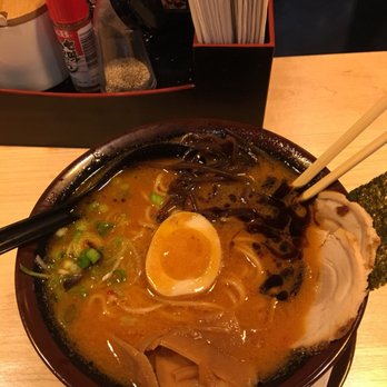 Fukuryu Ramen - it looks way better than it tasted. that runny egg was probably the highlight - Ramen Near Me - Dublin, Ohio