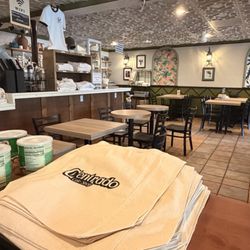 View into the dining area