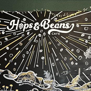 Hops & Beans Cafe - Deco with IYKYK Fremont spots - Cafes Near Me - Fremont, California Hops & Beans Cafe - Deco with IYKYK Fremont spots - Cafes Near Me - Fremont, California