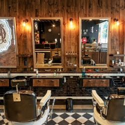Old Barber - Comfortable and Jay Z pumping in the background!