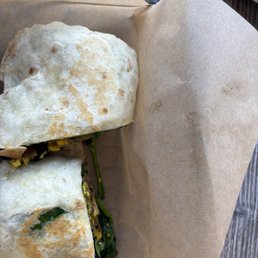 Vegan breakfast burrito. Vegan breakfast burrito.