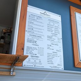 menu board - Sept 2022
