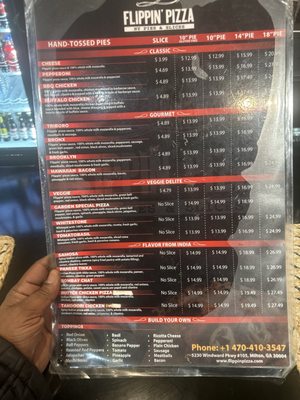 Menu photo 1 Flippin' Pizza Milton, GA