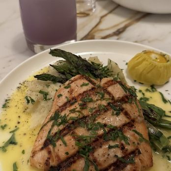 Centrale Italia - Grilled Salmon Piccata - Italian Near Me - Dallas, Texas Centrale Italia - Grilled Salmon Piccata - Italian Near Me - Dallas, Texas