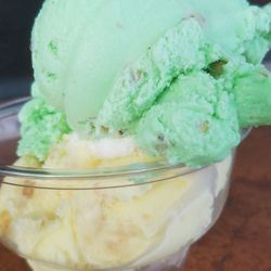 The Grandstand - Pistachio nuts and banana creme pie