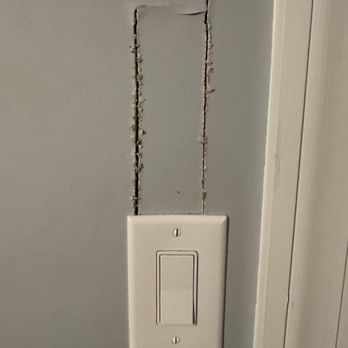 Murphy Family Electric - Second room needless drywall cut - Electricians Near Me Murphy Family Electric - Second room needless drywall cut - Electricians Near Me