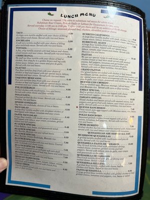 Menu photo 1 El Agave Mexican Restaurant Vinita, OK