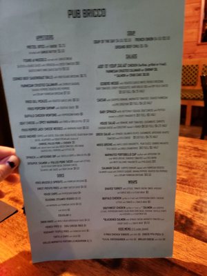 Menu photo 2 Pub Bricco Akron, OH