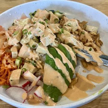 Great Full Gardens - South - Poke Bowl with Tofu - New American Near Me - Reno, Nevada