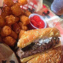 Mushroom & Swiss burger Mushroom & Swiss burger